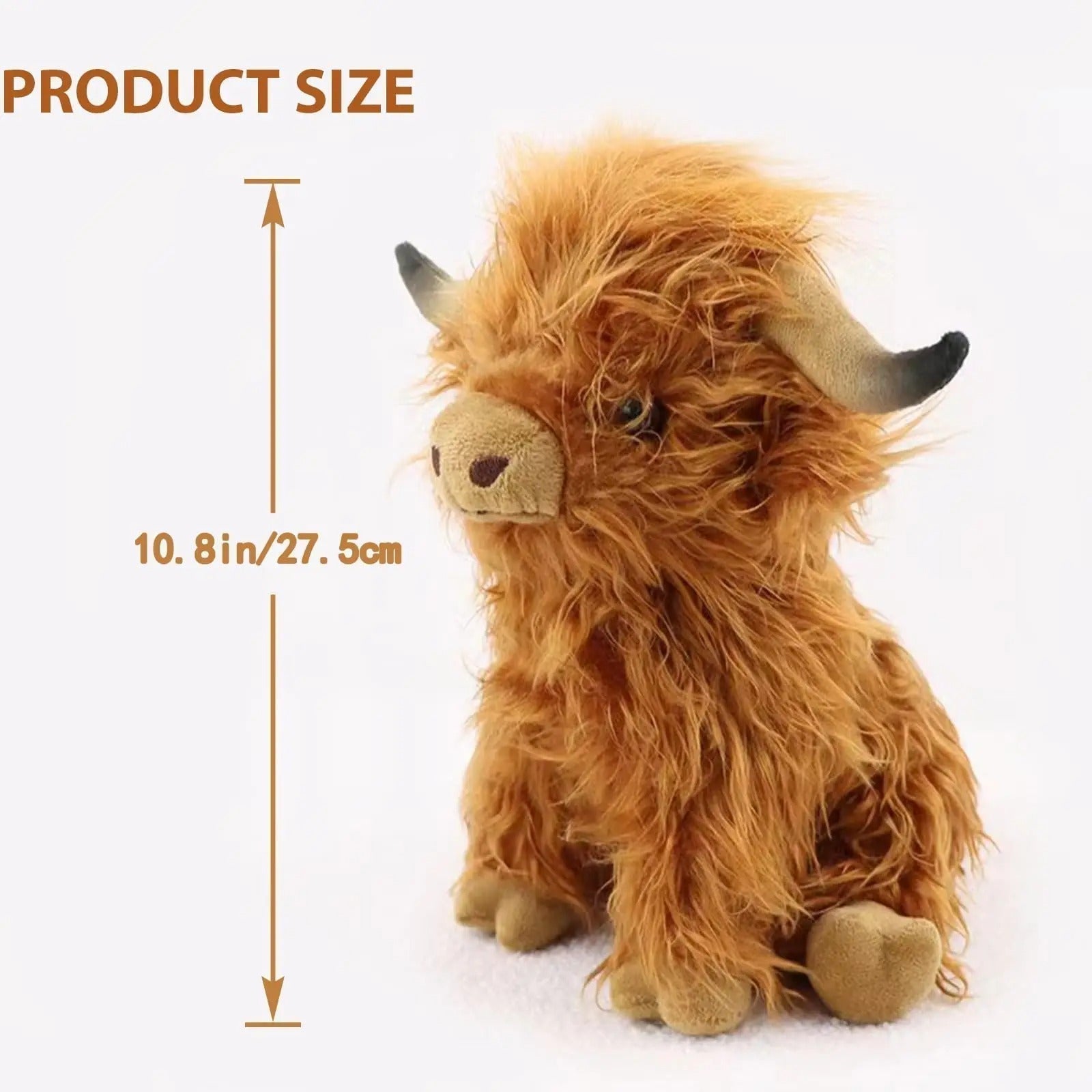 Charly | Fluffy Highland Cuddle – Soft Cow for Young and Old