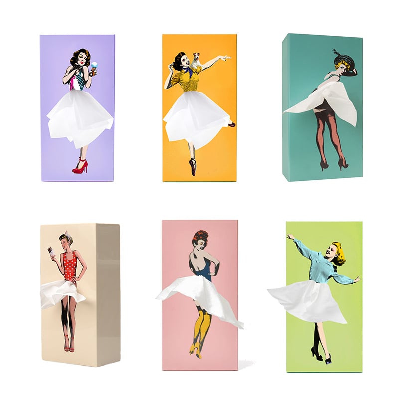 Charly | Flying Skirt Tissue Box