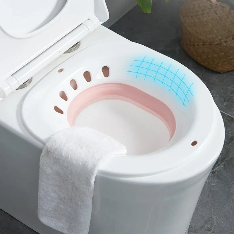 Charly | Foldable Bidet Bathtub - Comfortable Sit Bath for Pregnant Women, Elderly People, Postpartum Patients, and Toilet Medical Rinsing Accessories