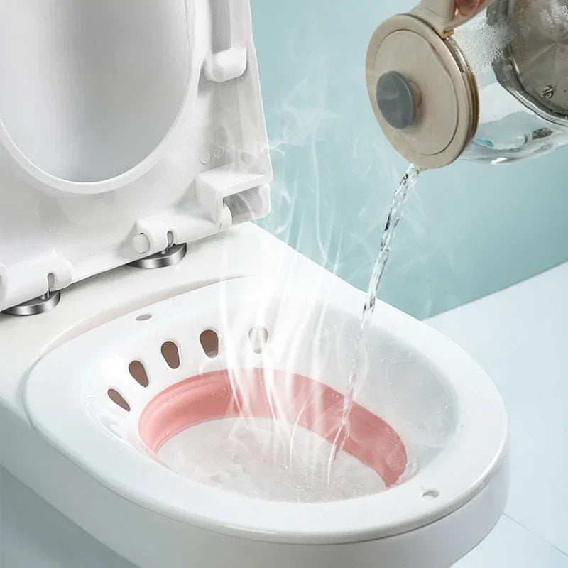 Charly | Foldable Bidet Bathtub - Comfortable Sit Bath for Pregnant Women, Elderly People, Postpartum Patients, and Toilet Medical Rinsing Accessories