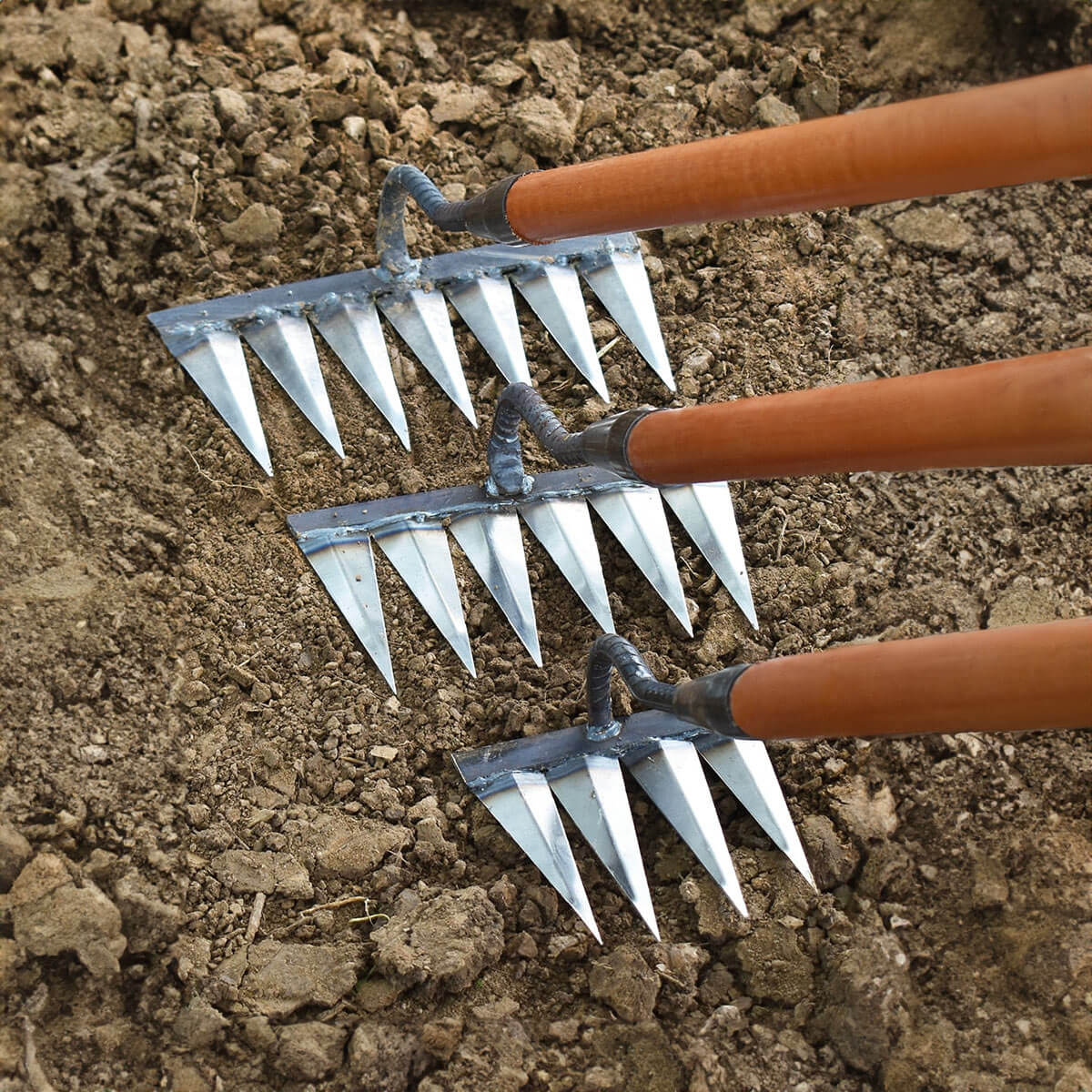 Charly | Garden Hand Weeding Cultivator with Sharp Tines