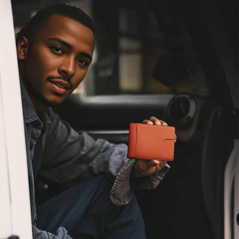 Charly | Genuine Leather Anti-theft Swipe Card Holder