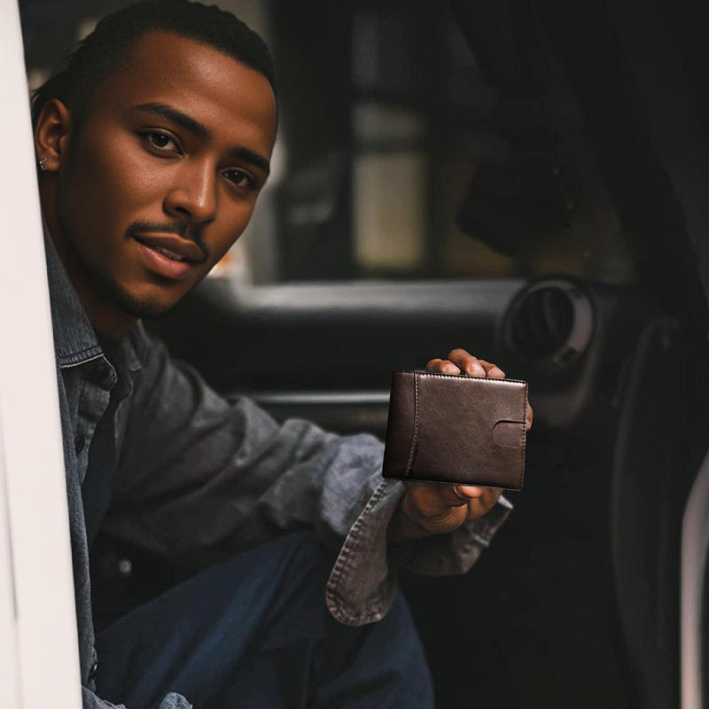 Charly | Genuine Leather Anti-theft Swipe Card Holder