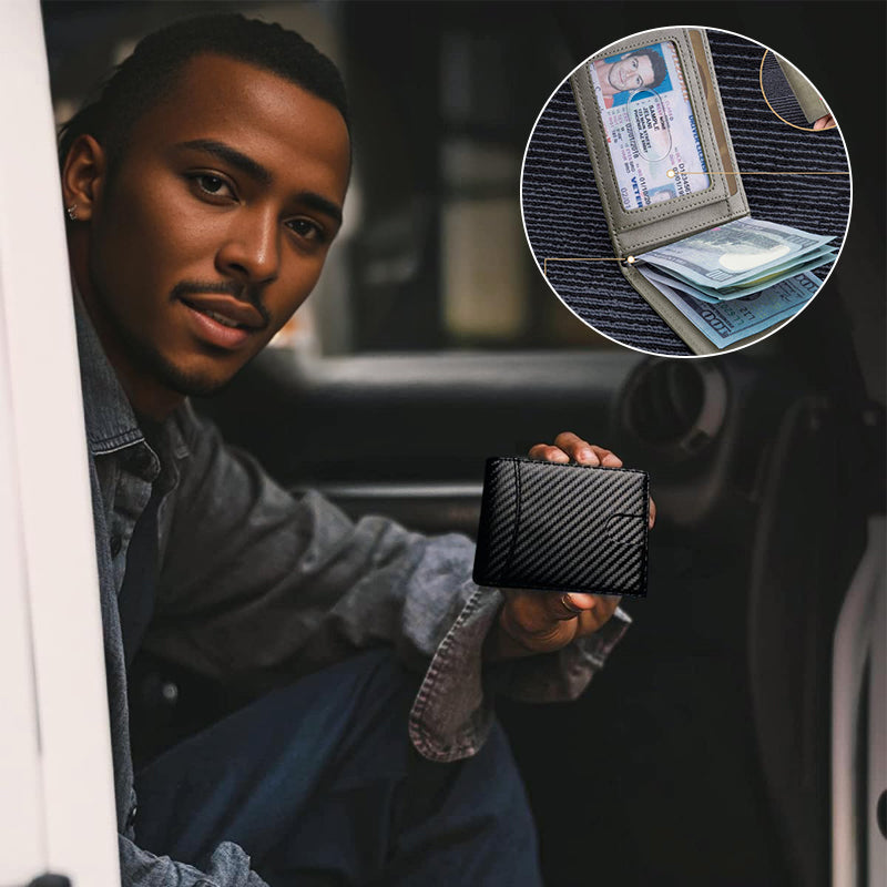 Charly | Genuine Leather Anti-theft Swipe Card Holder