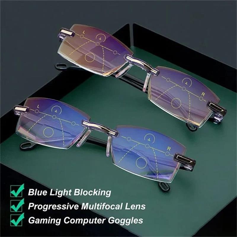 Charly | Glasses with Blue Light Filter and Multifocal Strength - VisionGuard