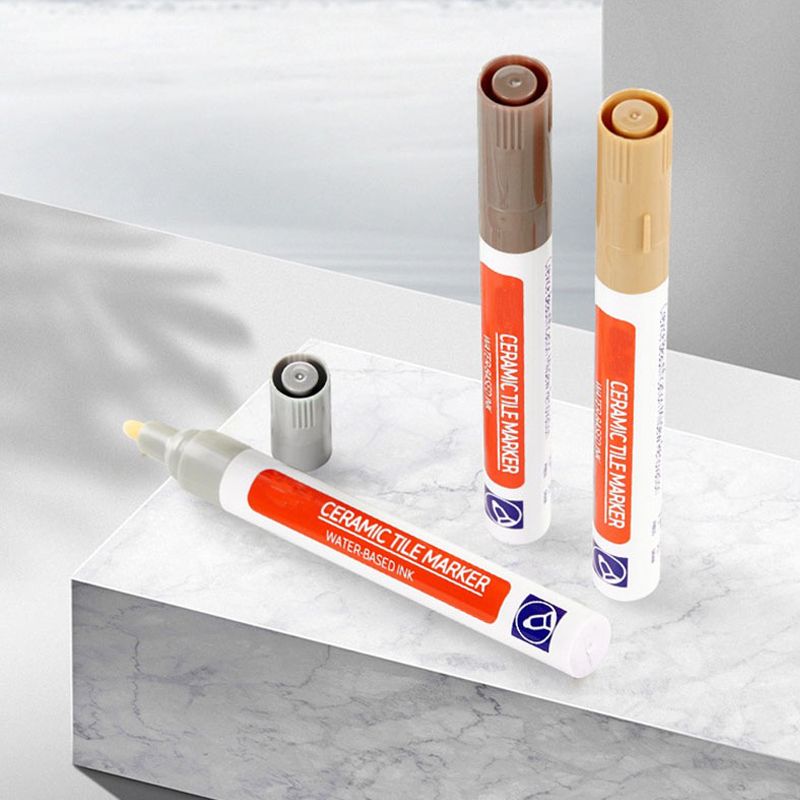 Charly | Grout Repair Pen | Waterproof Polymer Sealant | Anti-Mold Formula | Quick-Drying & Odorless | For Tiles in Bathroom & Kitchen