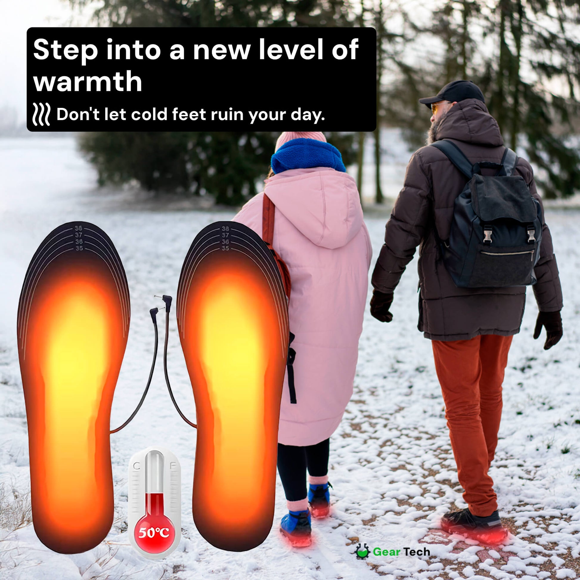 Charly | heated insoles UK – Best thermal shoe inserts for boots, work shoes, and daily winter comfort