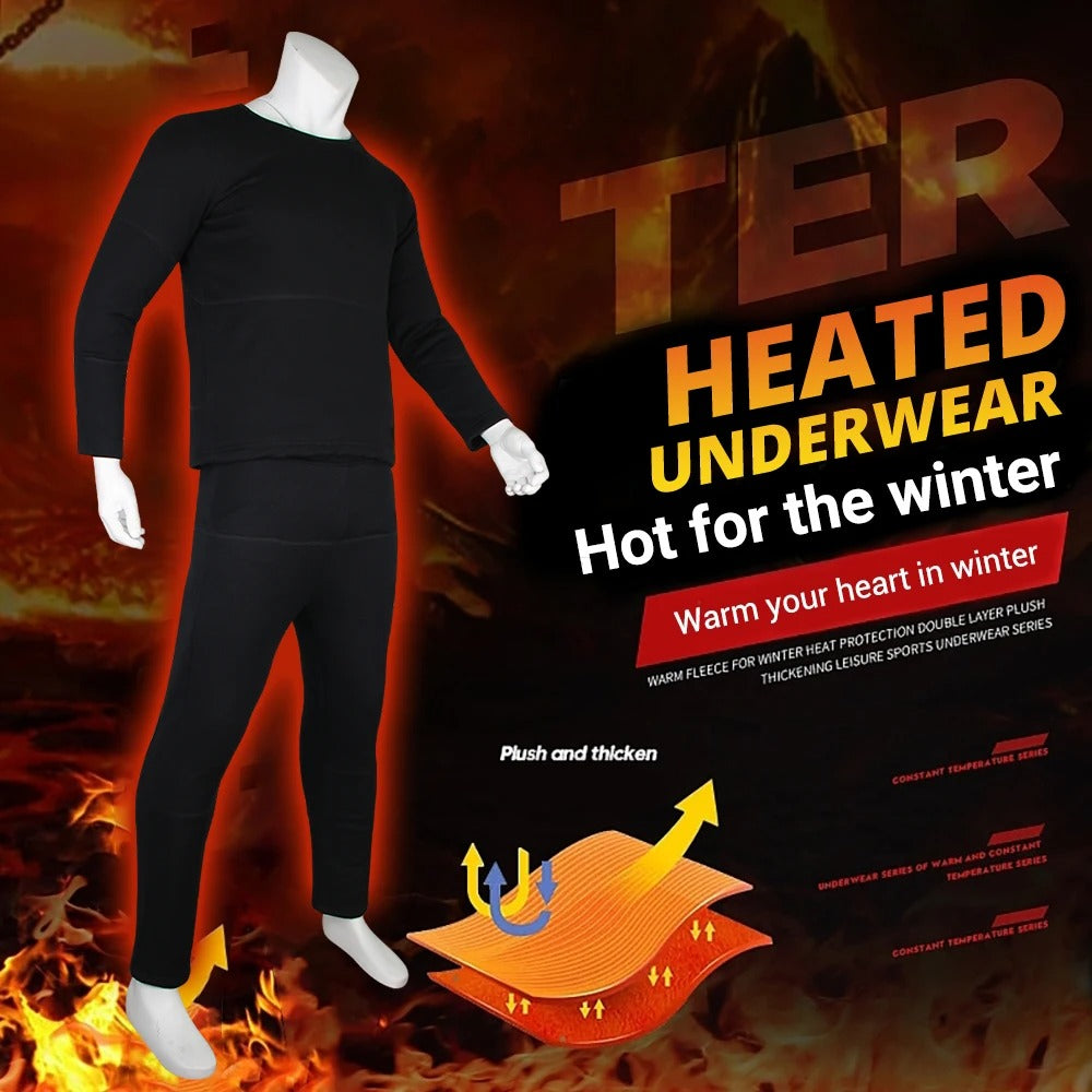 Charly | Heating Underwear | Rechargeable Thermal Base Layer | Unisex