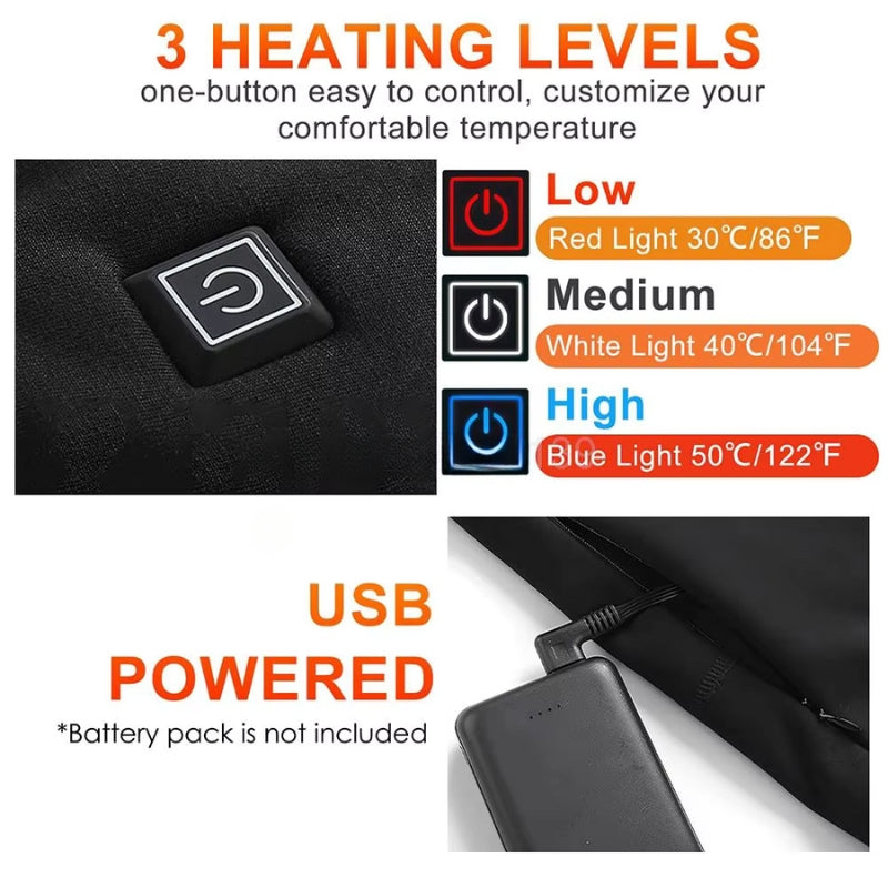 Charly | Heating Underwear | Rechargeable Thermal Base Layer | Unisex