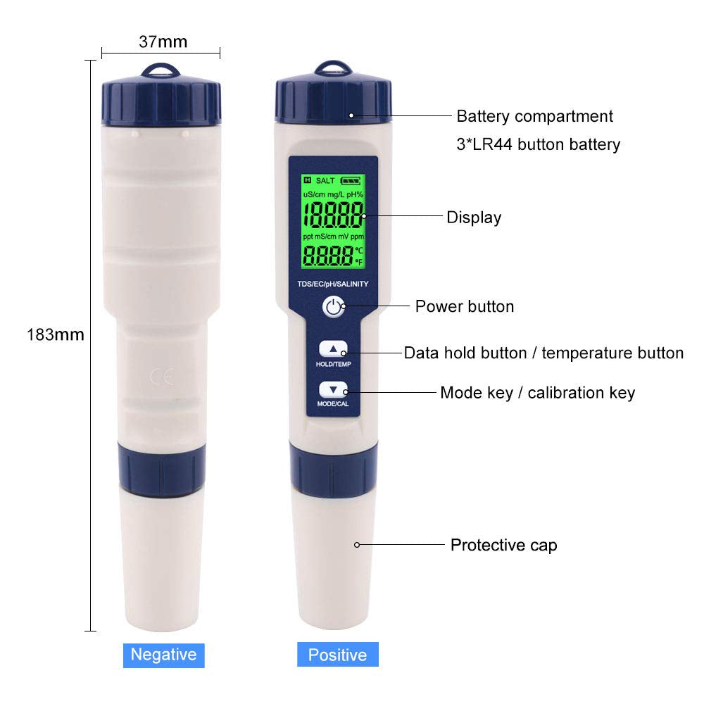 Charly | High Accuracy Digital Pen pH Tester for Water