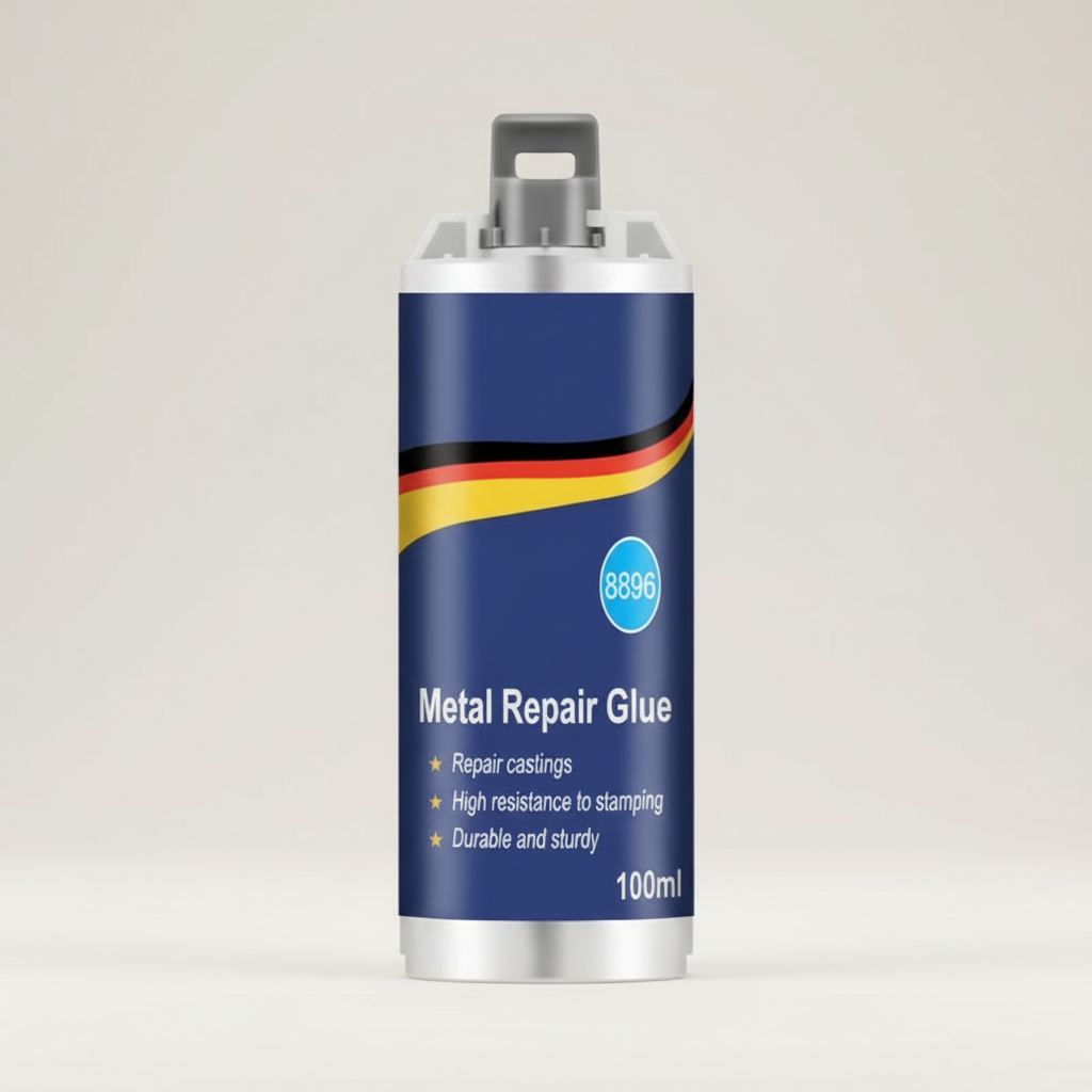 Charly | High-Performance Metal Repair Adhesive | Industrial Adhesive for Cast Iron, Steel & Aluminum | Heat Resistant & Waterproof | 100ml Liquid Metal Repair Kit | Silver