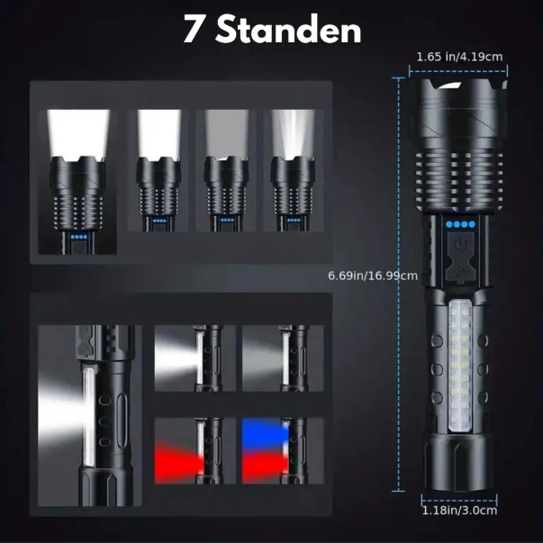 Charly | High Performance Military Flashlight with 5000 Lumens