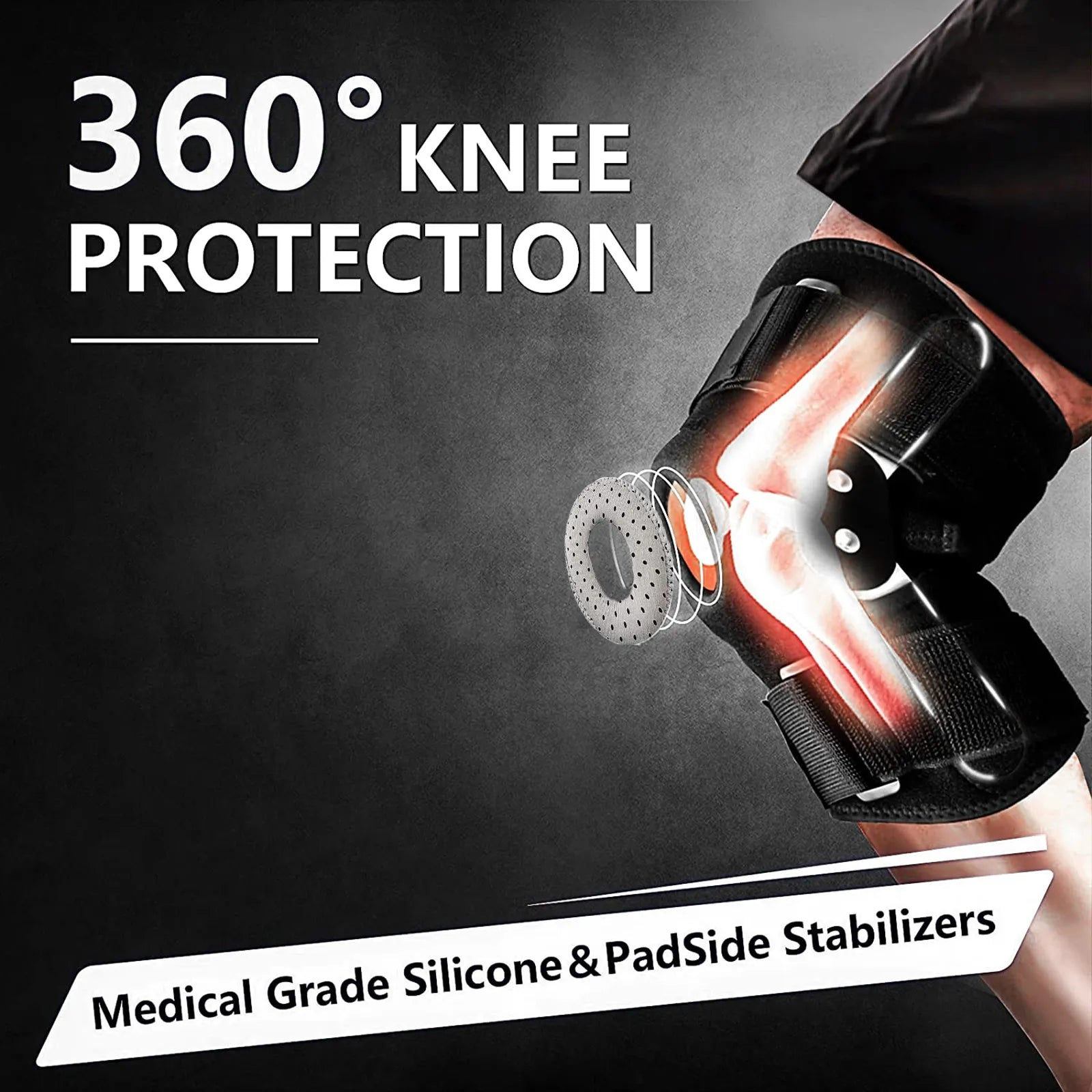 Charly | Hinged Knee Brace with Adjustable Straps