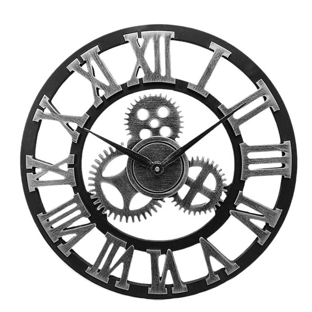 Charly | Industrial Wall Clock | Vintage Mechanical Design