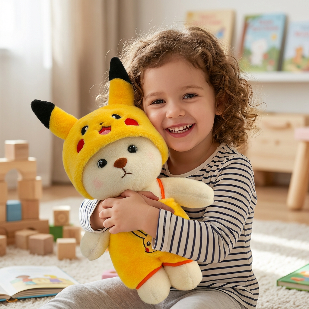 Charly | Kids' Plush Toy Bear with Character Costume