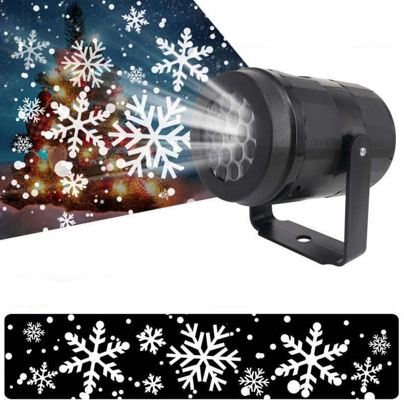 Charly | LED Christmas Projector Snowflake Light Show – Waterproof Outdoor Lamp with 16 Patterns