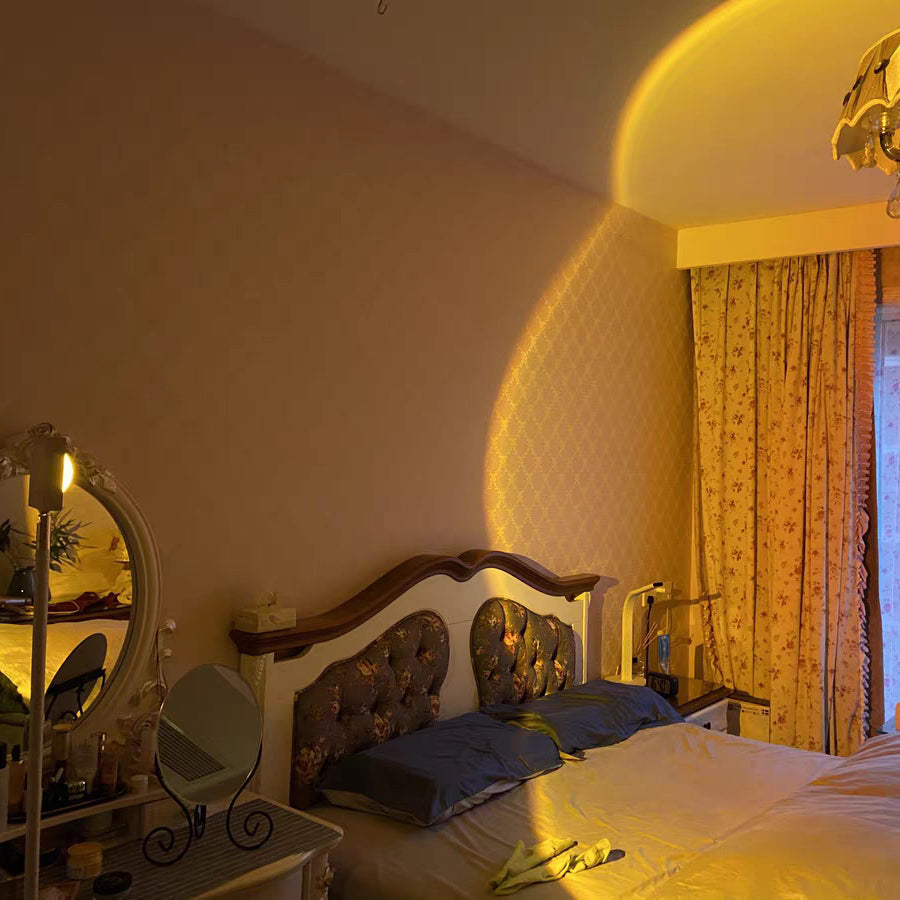 Charly | LED Color Projector Floor Lamp | Minimalist Halo Light Effect