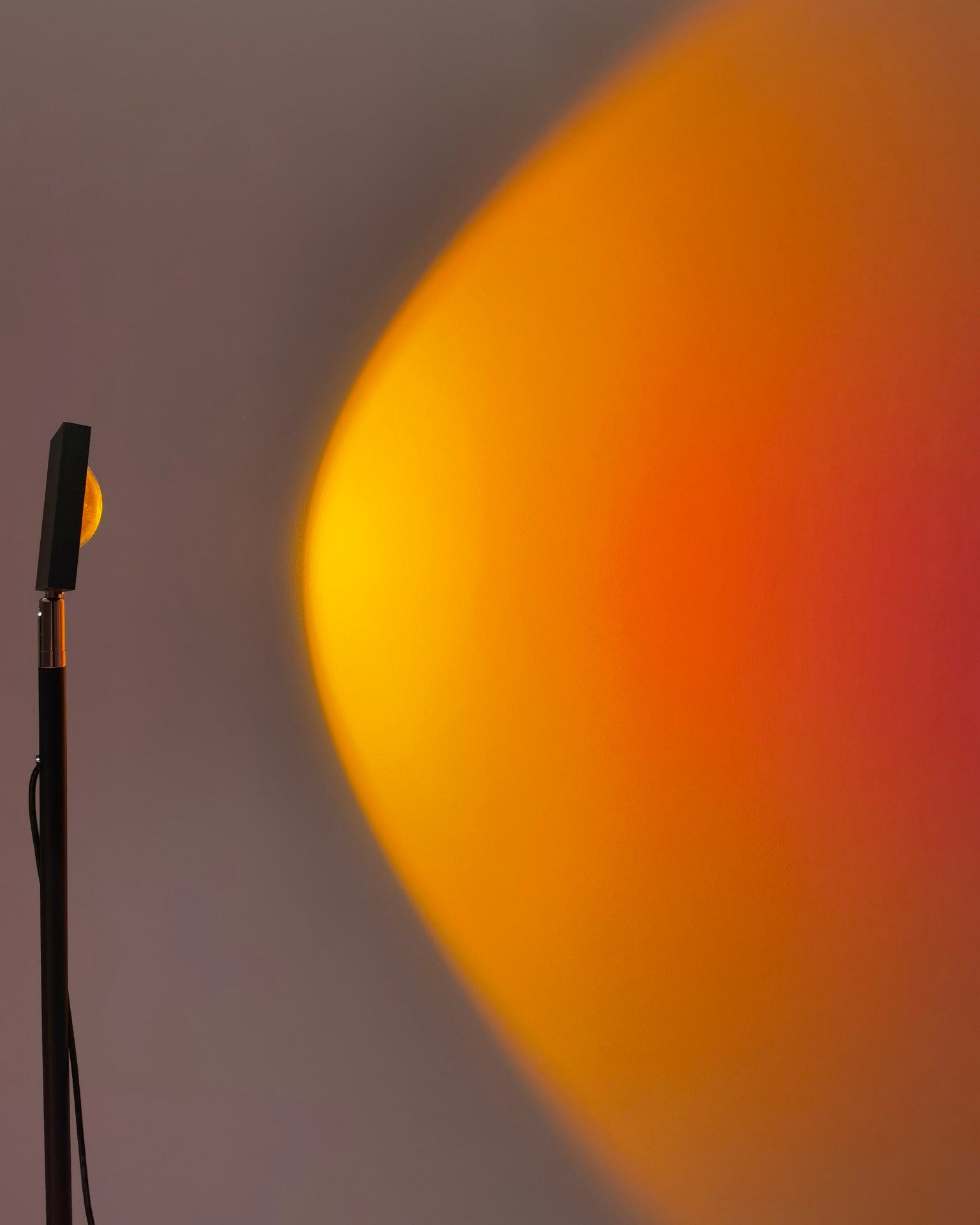 Charly | LED Color Projector Floor Lamp | Minimalist Halo Light Effect