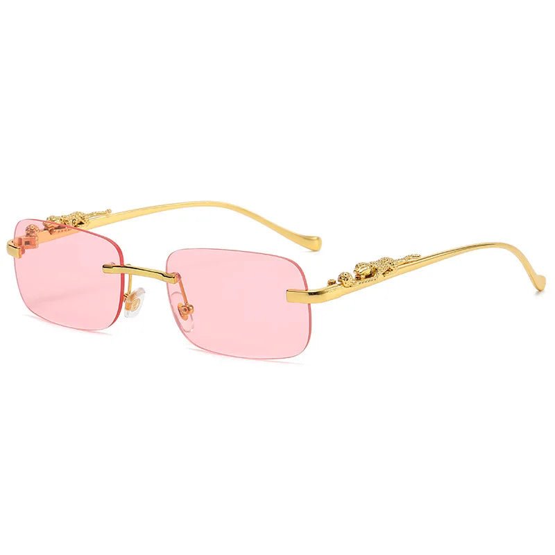 Charly | LEOPARDVIEW – Stylish Rimless Sunglasses with UV400 Protection