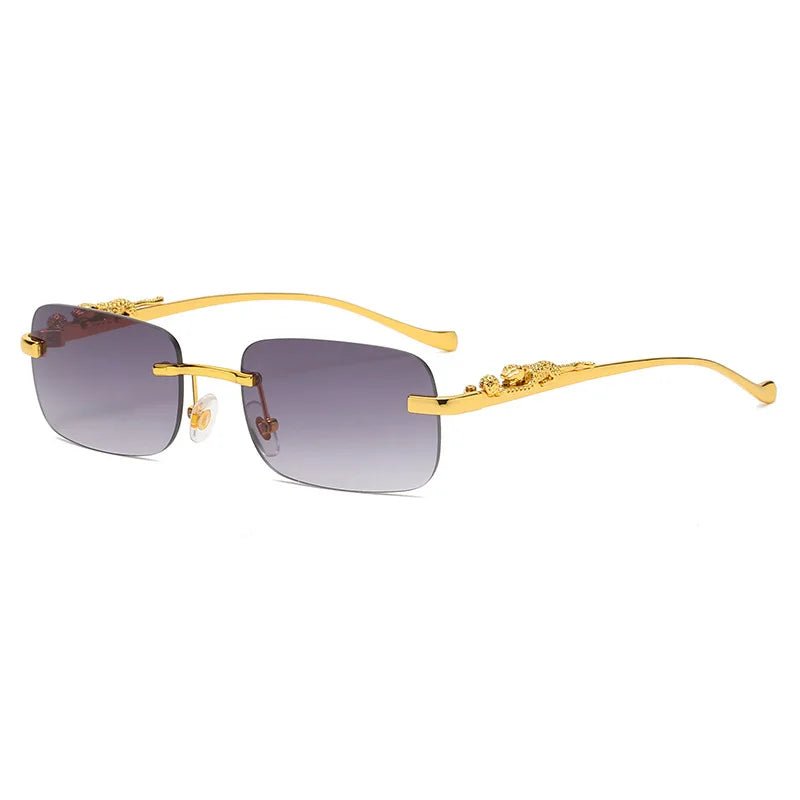 Charly | LEOPARDVIEW – Stylish Rimless Sunglasses with UV400 Protection