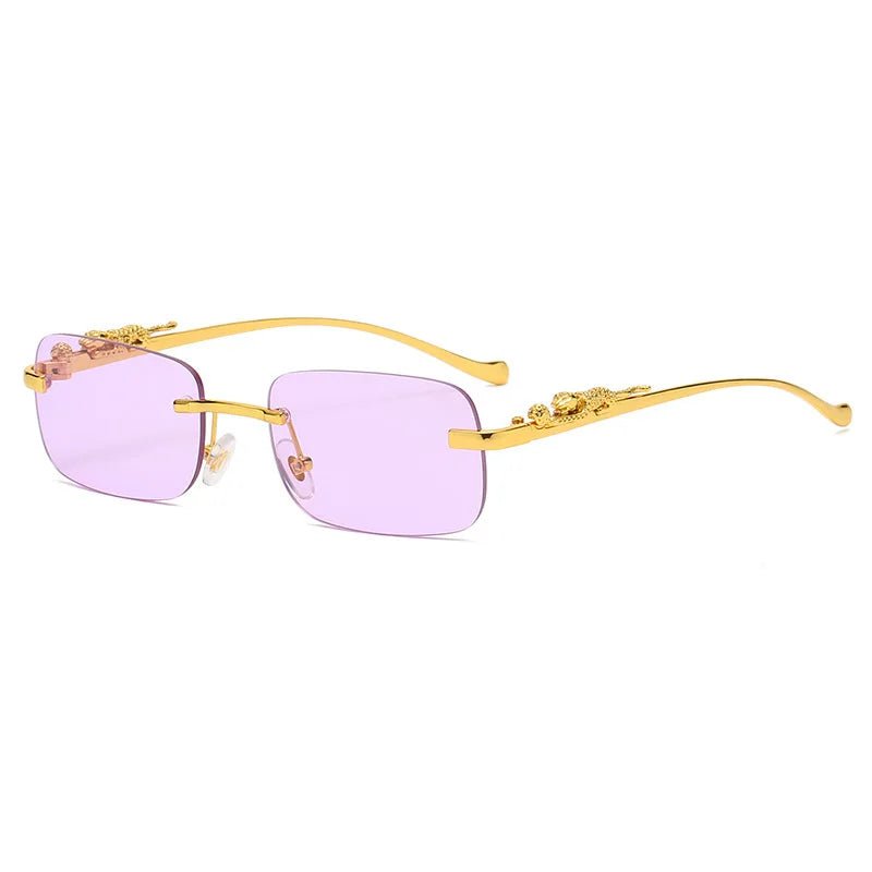 Charly | LEOPARDVIEW – Stylish Rimless Sunglasses with UV400 Protection