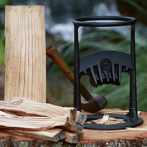 Charly | Log Splitter - Manual Wood Chopper - Heavy Duty Firewood Tool