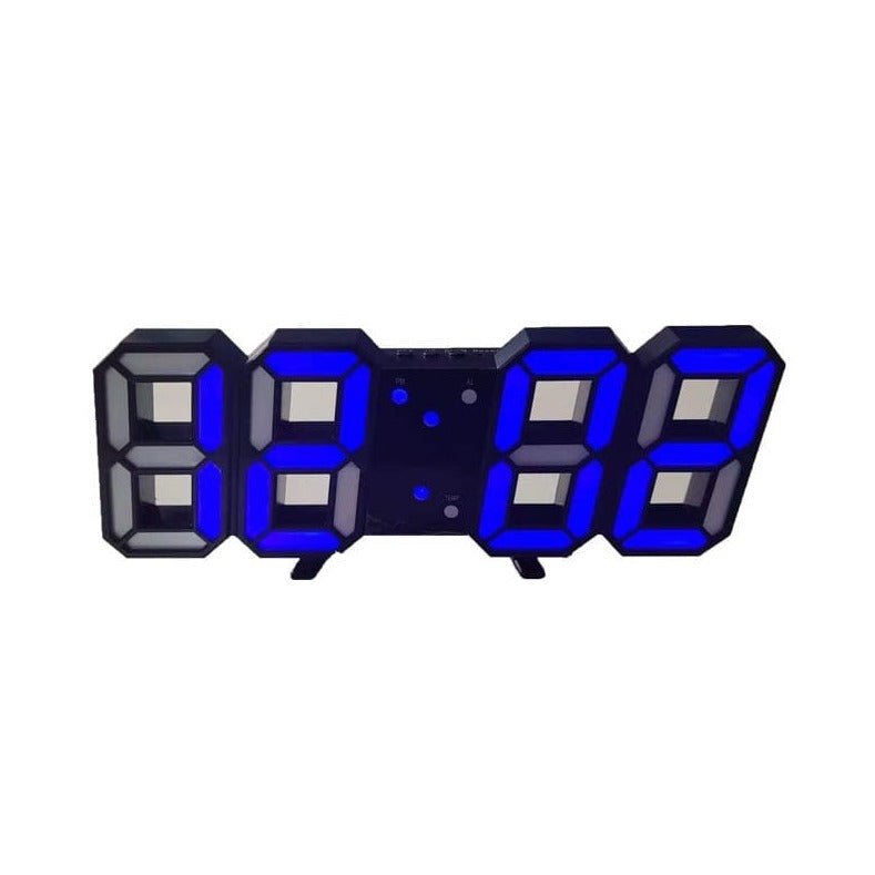 Charly | LumiSync 3D LED Wall Clock – Modern Digital Clock with Dimmable Lighting