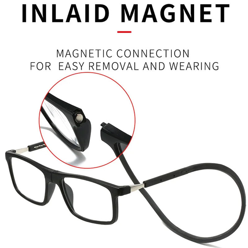 Charly | Magnetic Neck-Hanging Anti-Loss Anti-Blue Light Reading Glasses