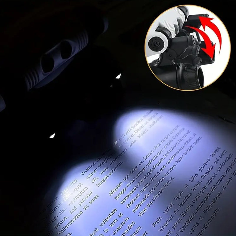 Charly | Magnifying glasses with LED lamps for double eyes
