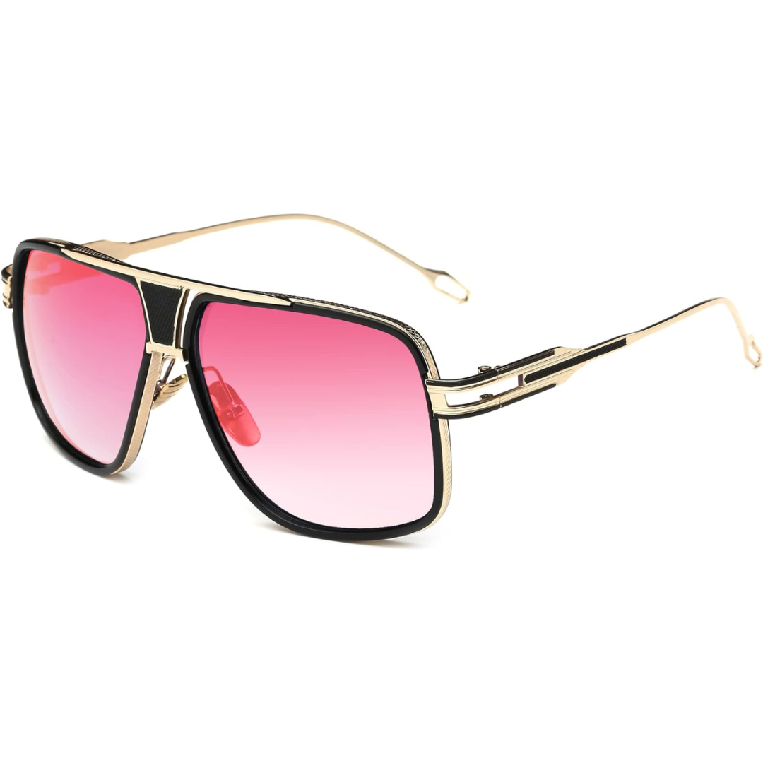 Charly | Men’s Aviator Sunglasses with Alloy Frame and UV Protection