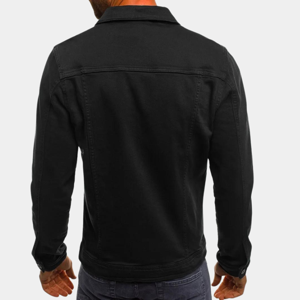 Charly | Men's Classic Denim Jacket with Button Closure