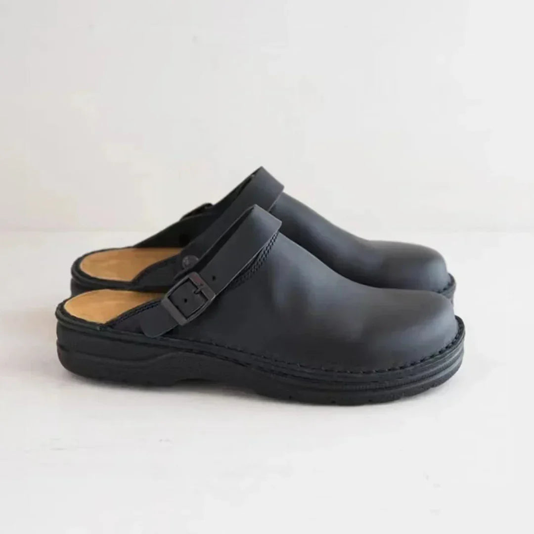 Charly | Men's Clogs With Buckle Strap
