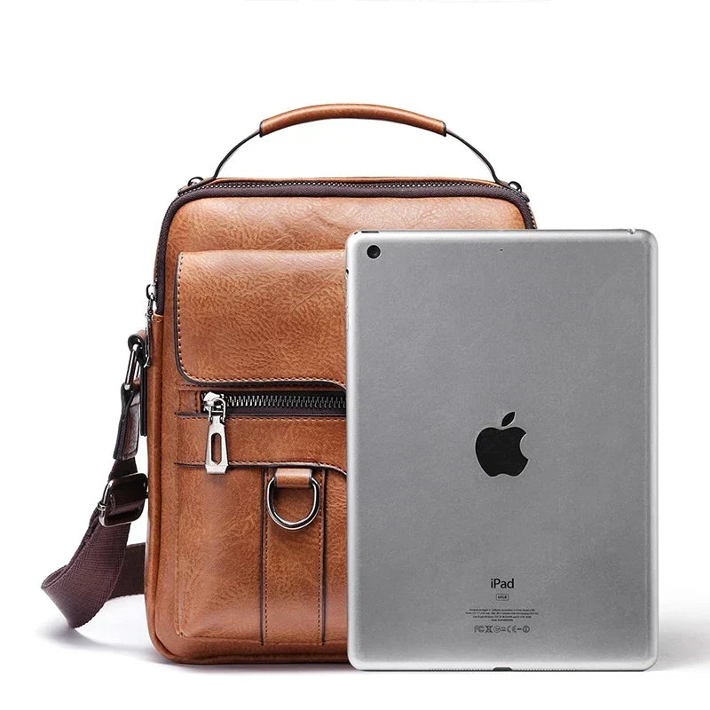Charly | Men's Genuine Leather Shoulder Bag | Durable, Adjustable Strap & Ideal for Work or Leisure