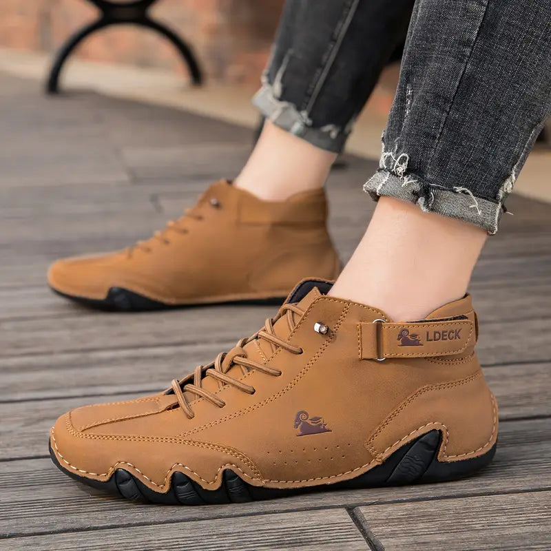 Charly | Men's High-Top Sneakers with Lace-Up Closure