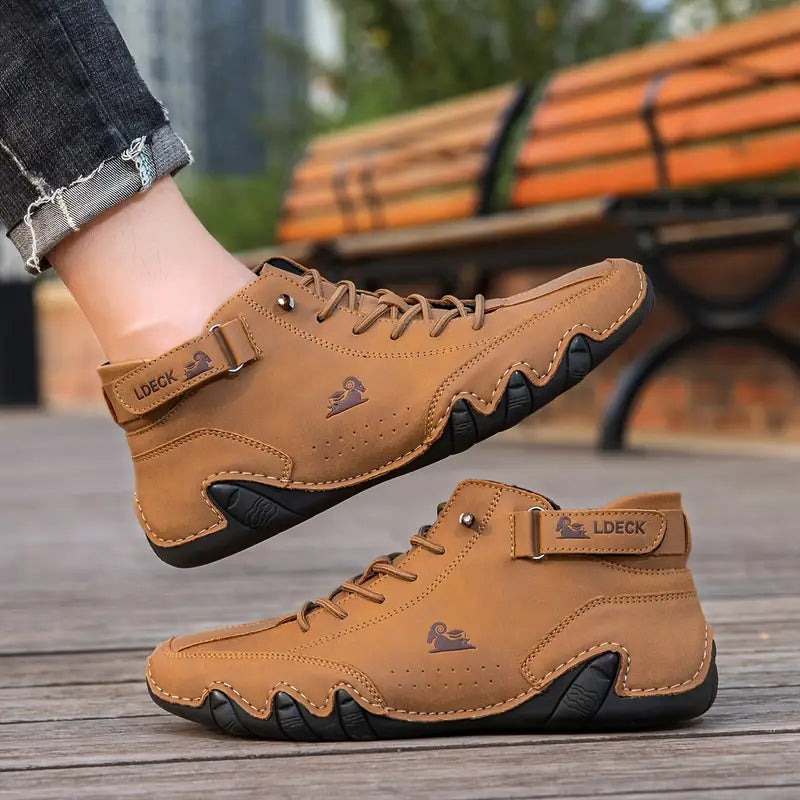 Charly | Men's High-Top Sneakers with Lace-Up Closure