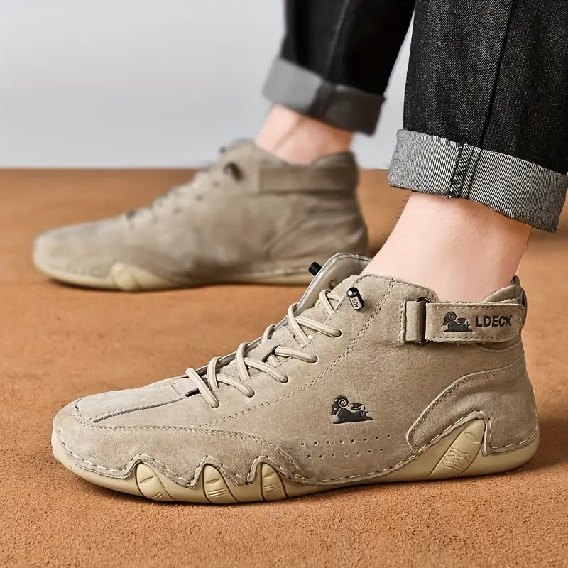 Charly | Men's High-Top Sneakers with Lace-Up Closure