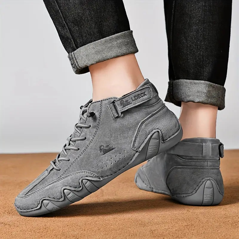Charly | Men's High-Top Sneakers with Lace-Up Closure