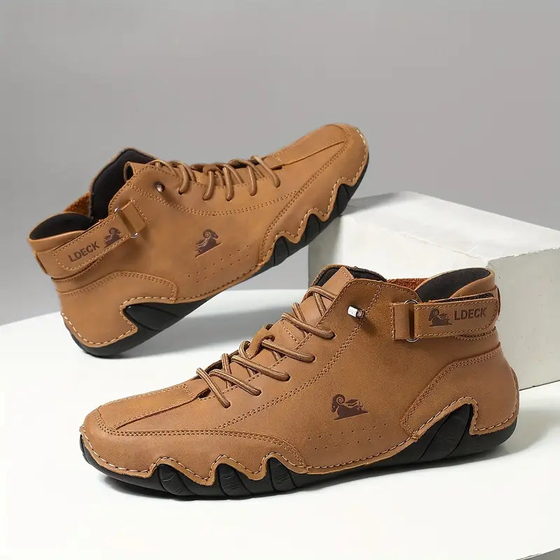 Charly | Men's High-Top Sneakers with Lace-Up Closure