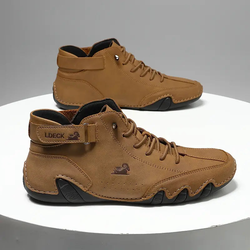 Charly | Men's High-Top Sneakers with Lace-Up Closure