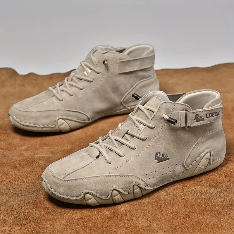 Charly | Men's High-Top Sneakers with Lace-Up Closure