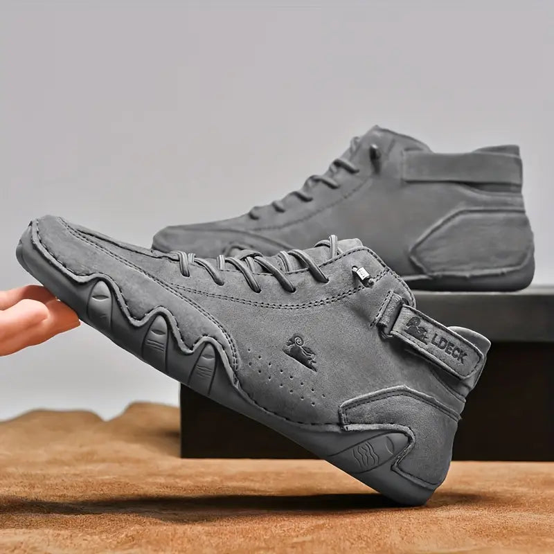 Charly | Men's High-Top Sneakers with Lace-Up Closure