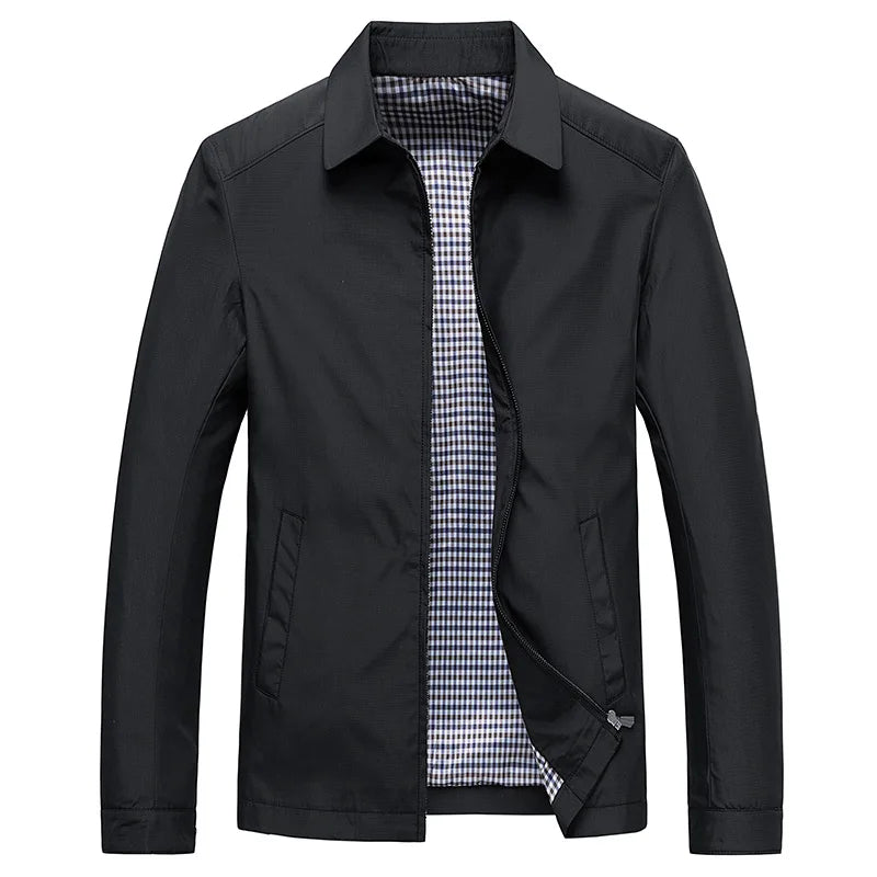 Charly | Men's Lightweight Jacket with Checked Lining