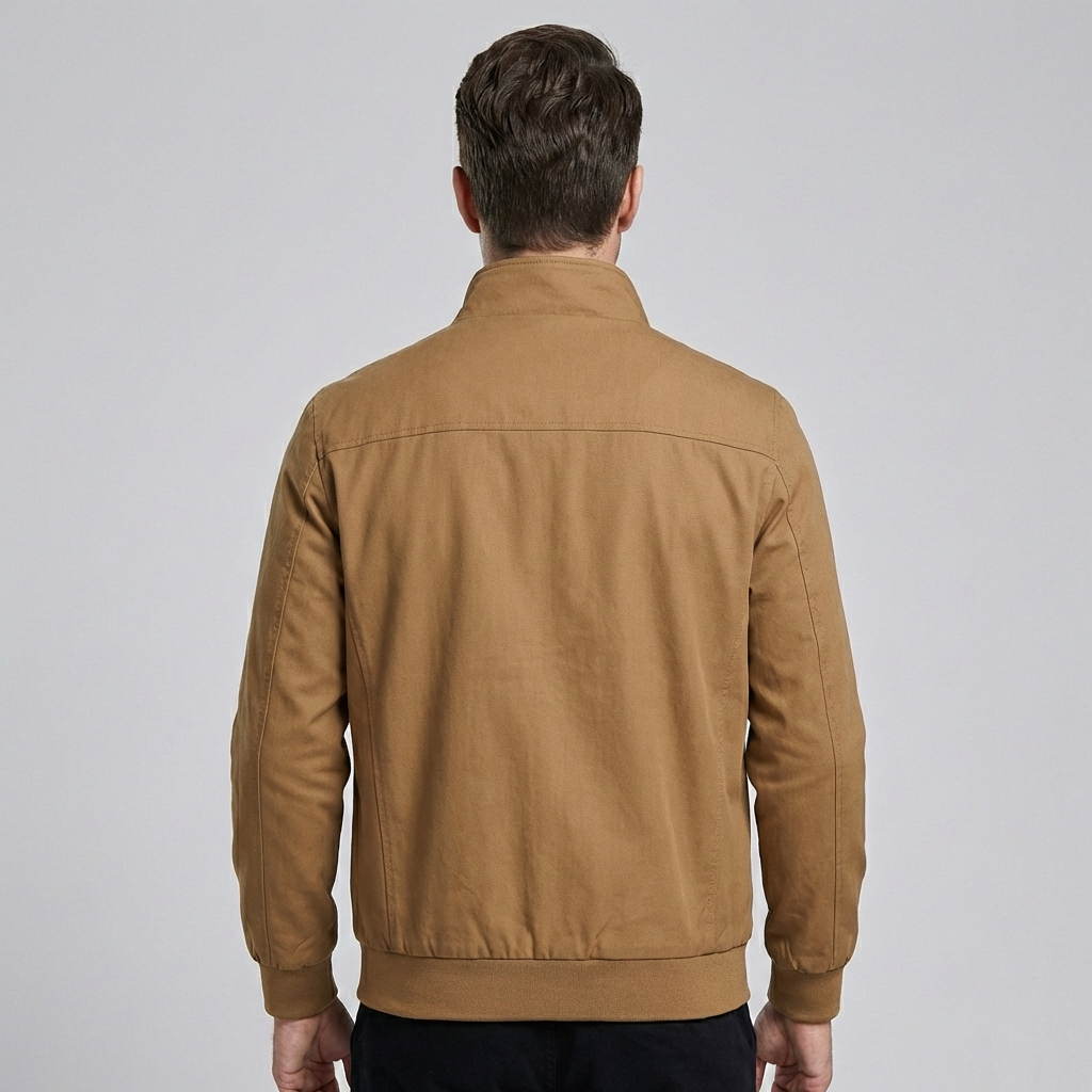 Charly | Men's Lightweight Windbreaker Jacket with Stand Collar