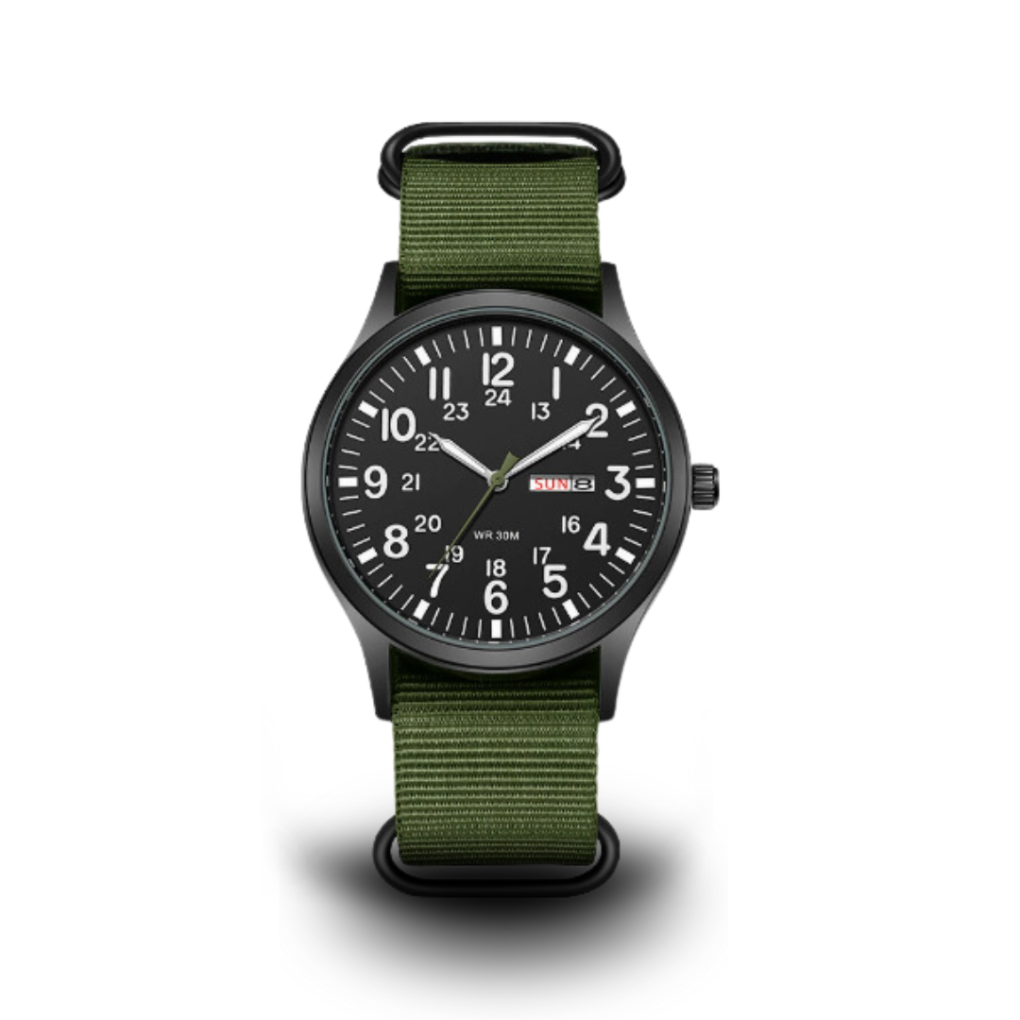 Charly | Men's Military Field Watch with Luminous Dial
