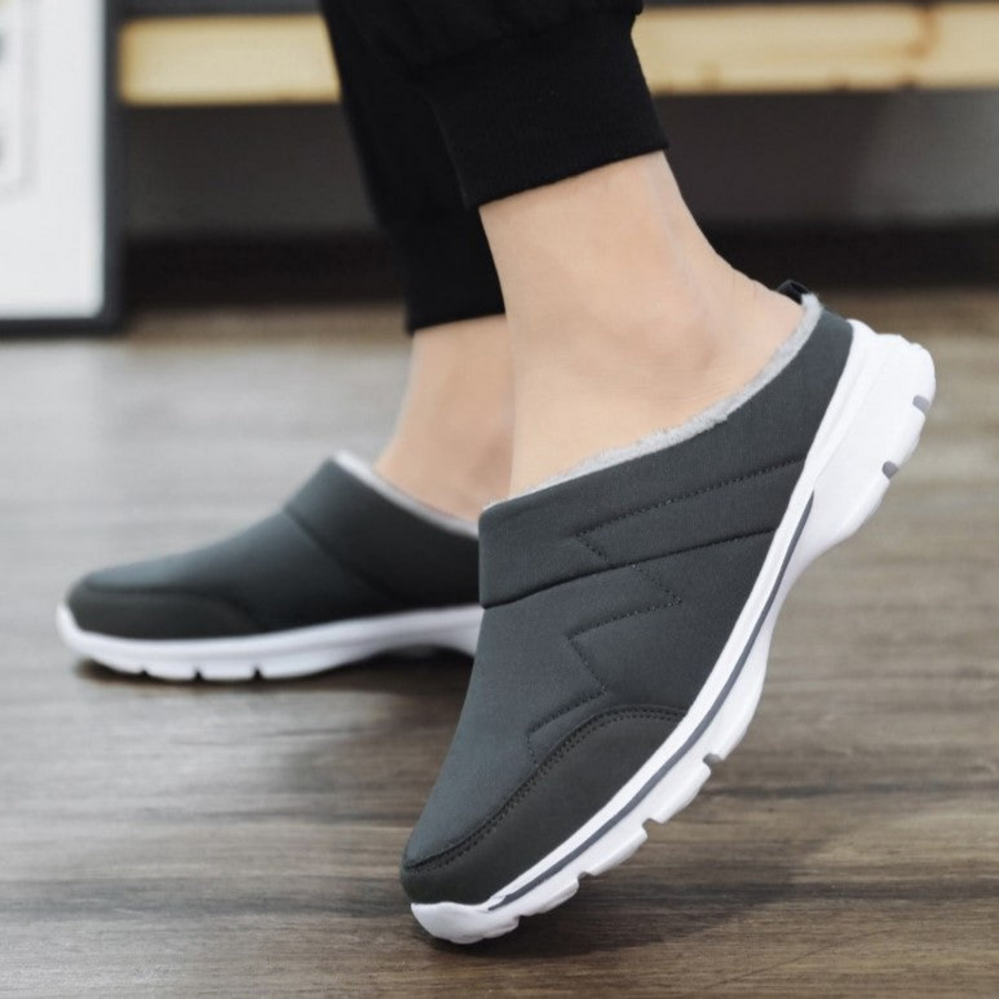 Charly | Men's Orthopedic Clogs with Fleece Lining