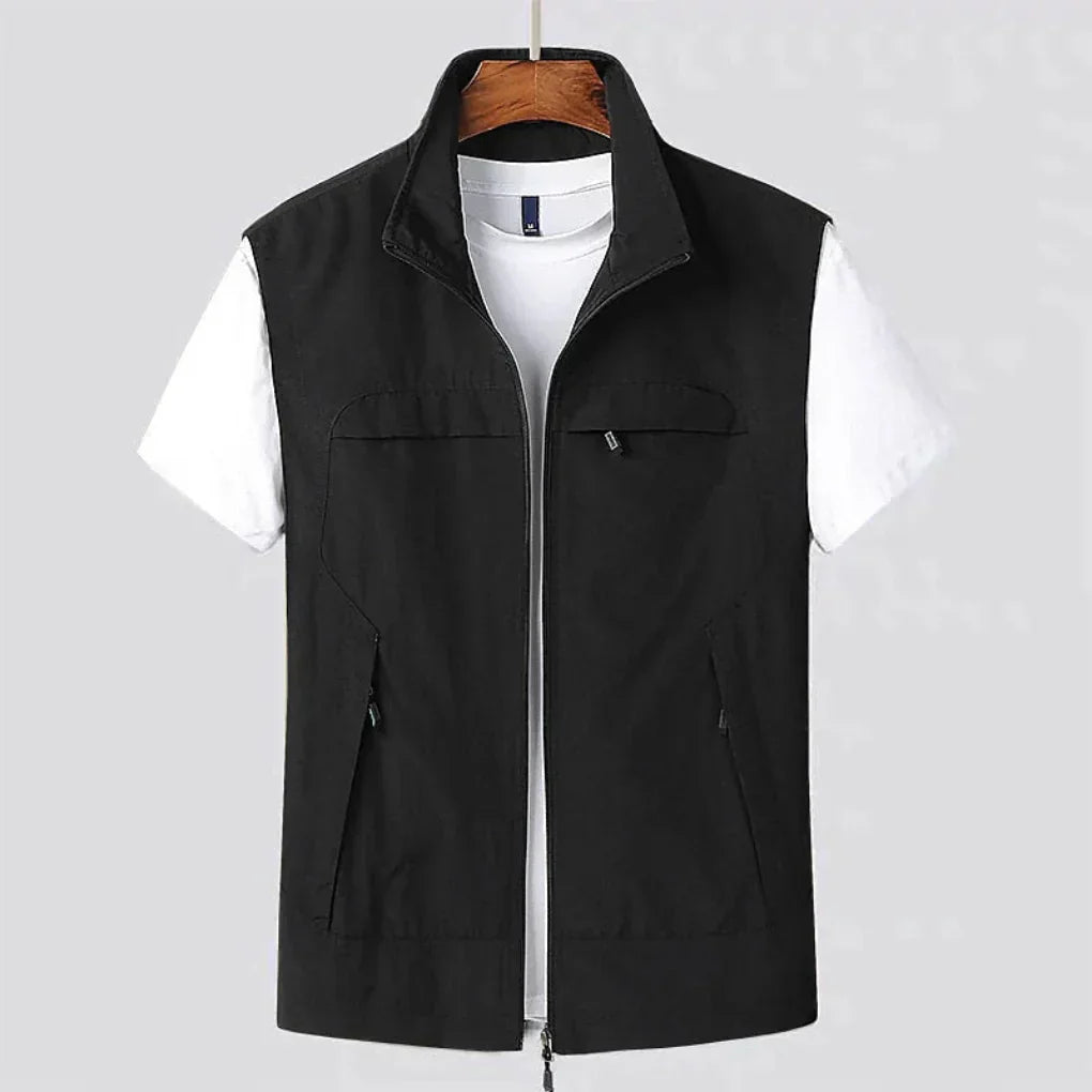 Charly | Men's Outdoor Zip Vest with Multiple Pockets