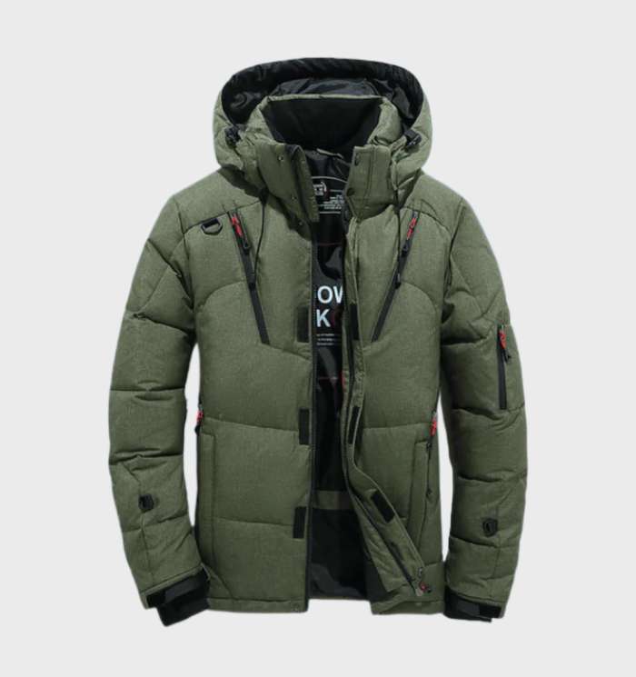 Charly | Men's Padded Parka Winter Jacket with Hood