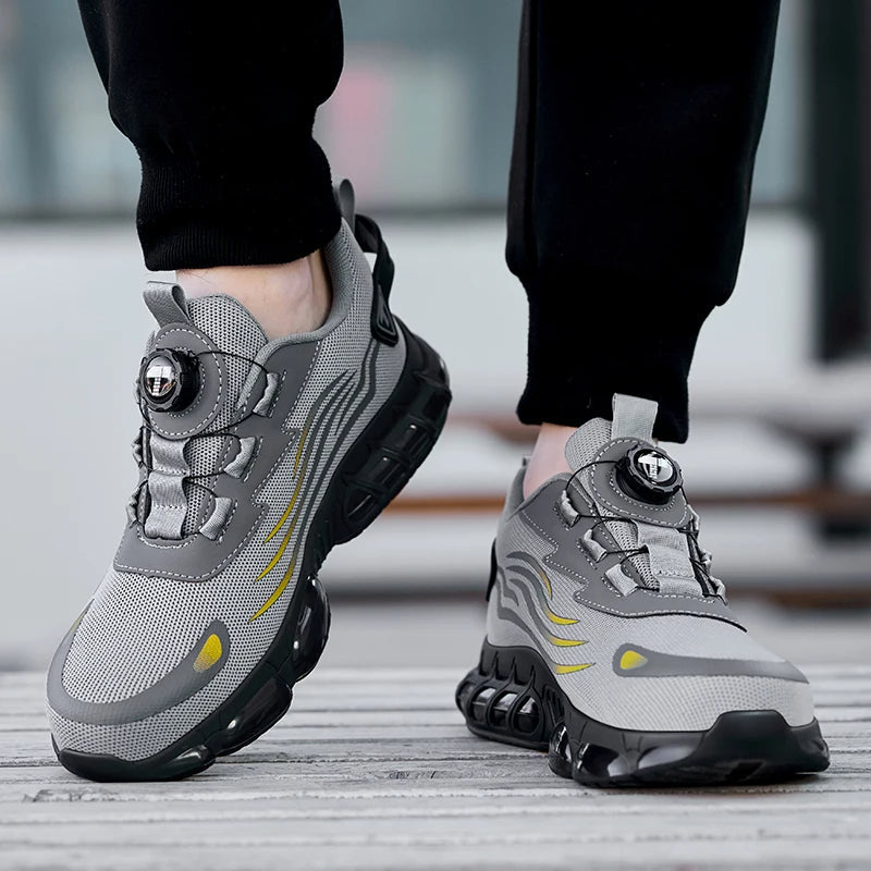 Charly | Men's Safety Sneakers with Steel Toe and Dial Closure