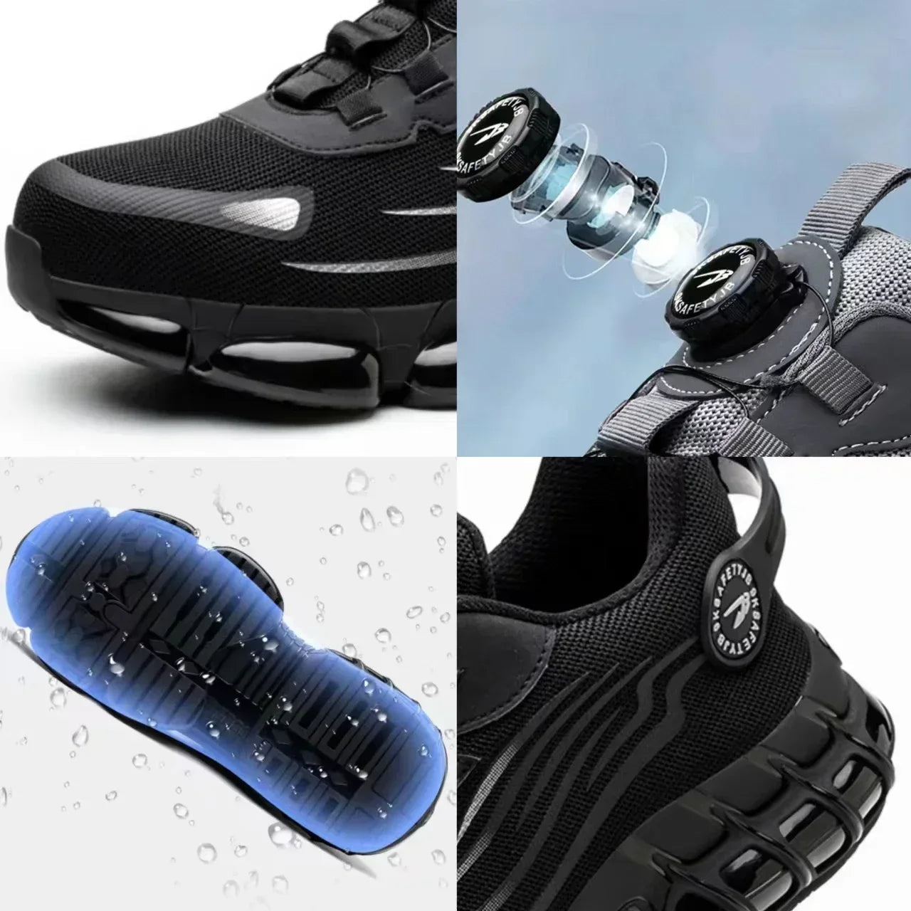 Charly | Men's Safety Sneakers with Steel Toe and Dial Closure