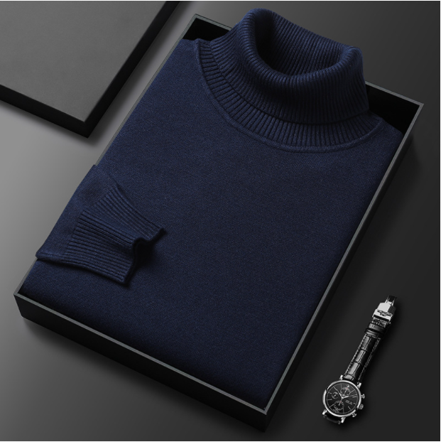 Charly | Men's Turtleneck sweater with ribbed cuffs